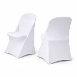 White Spandex Chair Cover Folding Chairs Rental