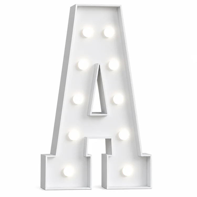 4FT light up marquee letter A rental
