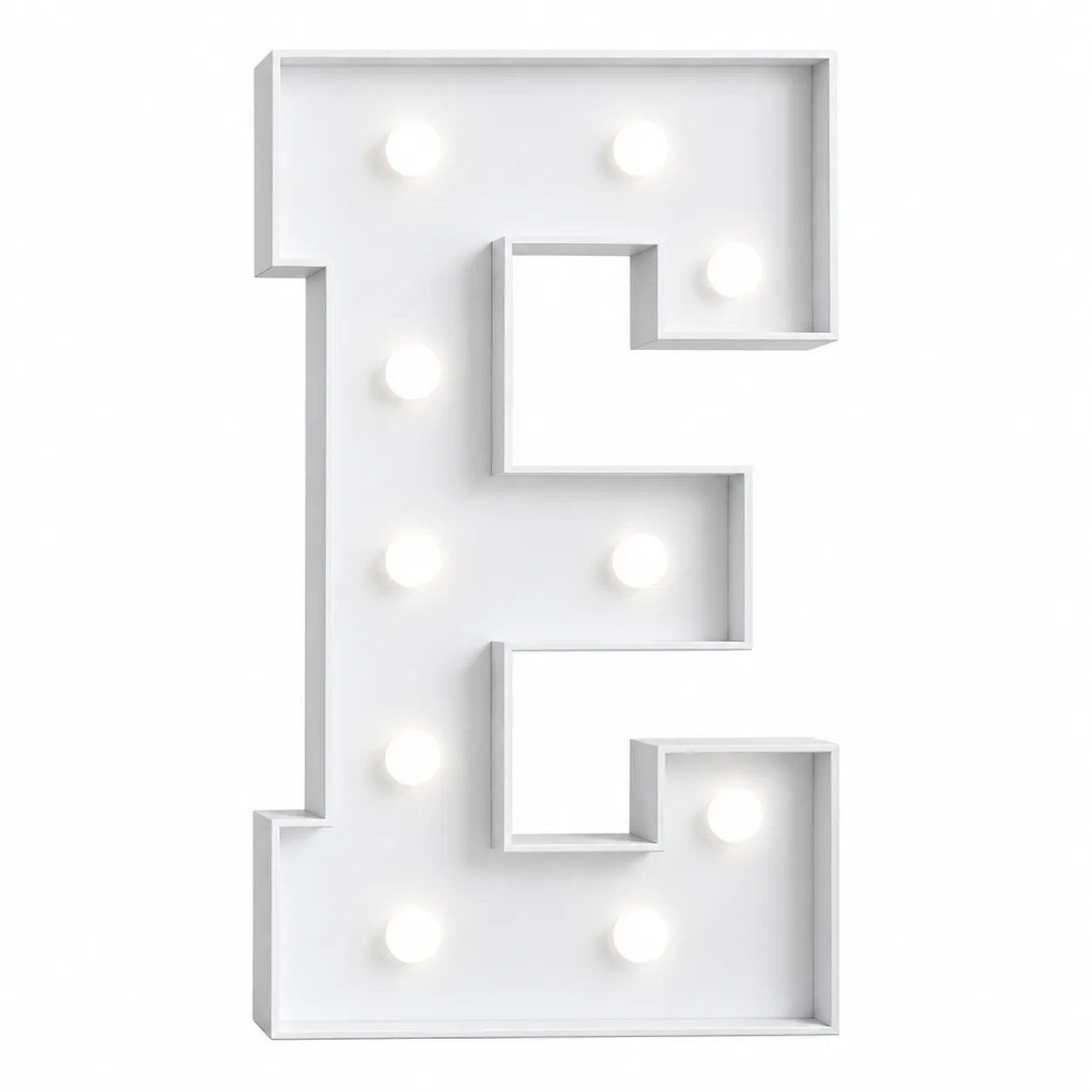 4FT light up marquee letter E rental