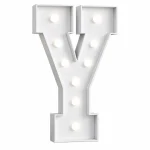 4FT light up marquee letter Y rental
