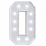 4FT light up marquee number 0 rental for birthday parties