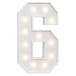 4FT light up marquee number 6 rental for birthday parties